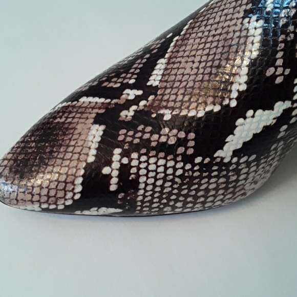 ALEX MARIE leather brown, cognac and cream boots - Picture 4 of 9